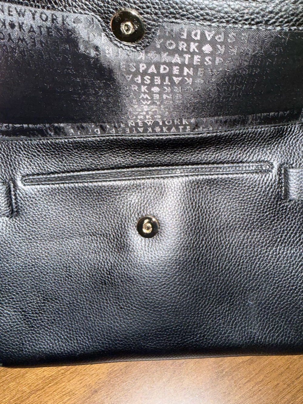 Kate Spade New York Black Leather Natala Avalon Place Bow Satchel Bag - Picture 6 of 15